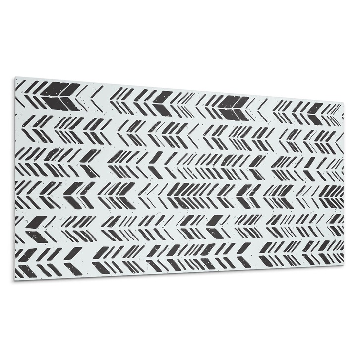 Dekoratív vinil panel, Wallfluent, Nyilak motívuma egy sorban, Bézs, 120x60 cm, 010310540040000033402