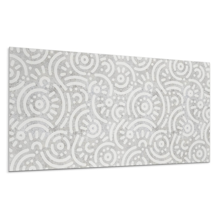 Öntapadó dekoratív panel, Wallfluent, Absztrakt vonalak, Fekete, 100x50 cm, 010310540010000033374