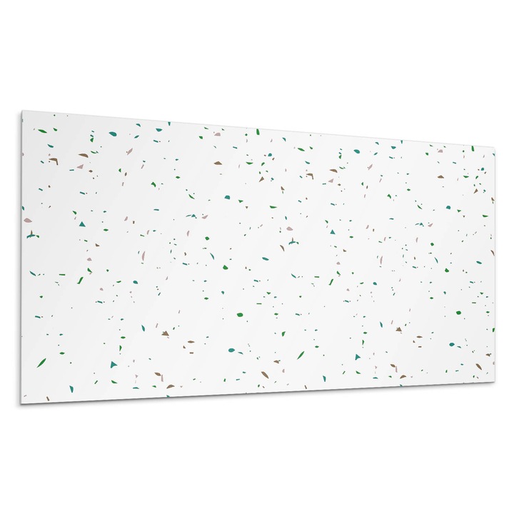 Dekoratív vinil panel, Wallfluent, Absztrakt motívum pöttyökkel, Szürke, 120x60 cm, 010310540040000033453