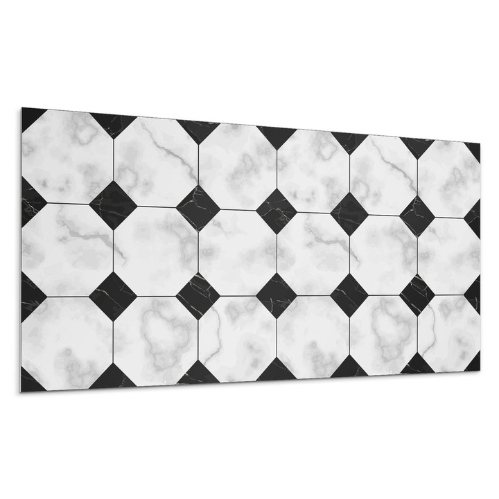 Öntapadó dekoratív panel, Wallfluent, Modern geometrikus motívumok, Bézs, 100x50 cm, 010310540010000033460