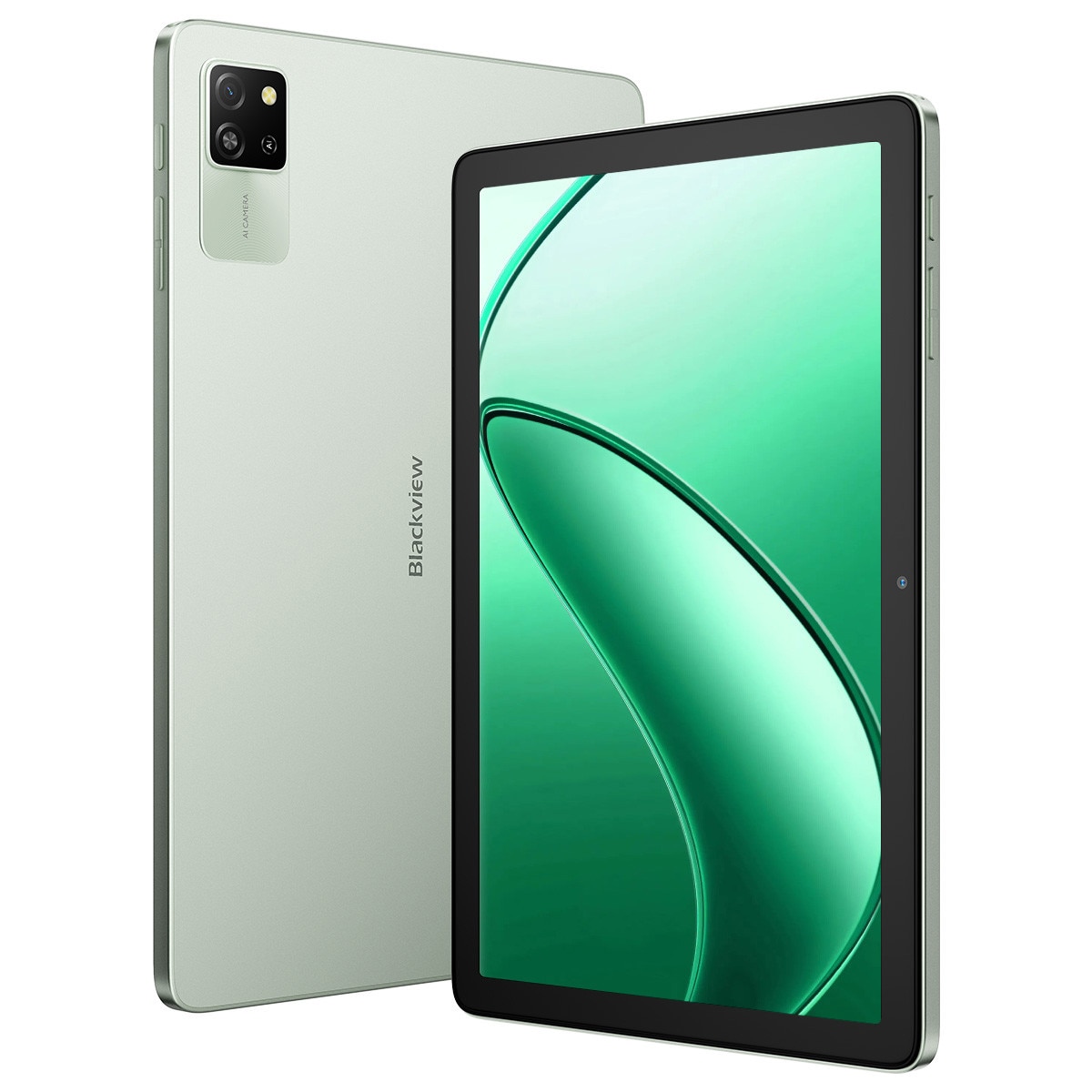 Tableta Blackview Tab 60 WiFi, Android 15 WiFi 6, 2025 10 inch 4GB RAM 128GB ROM (1TB TF),1280 * 800 IPS, Octe-ocre 60GHz, Google GMS, 5100mAh, BT 5.3, 8MP+5MP, AI Camera, Verde