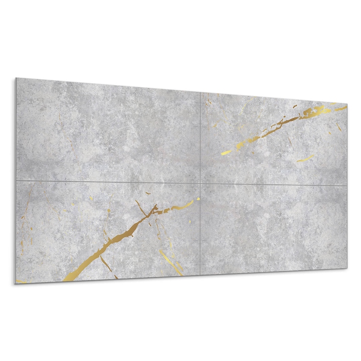 Öntapadó dekoratív panel, Wallfluent, Márvány mintás elegáns stílusban, Bézs, 120x60 cm, 010310540040000057090