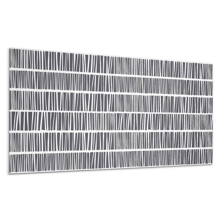Dekoratív vinil panel, Wallfluent, Modern vonal motívum, Kék, 120x60 cm, 010310540040000057169