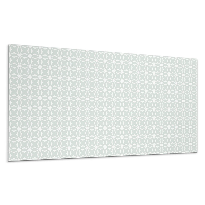 Öntapadó dekoratív panel, Wallfluent, Virágmintás geometriai alakzatokban, Bézs, 100x50 cm, 010310540010000057168