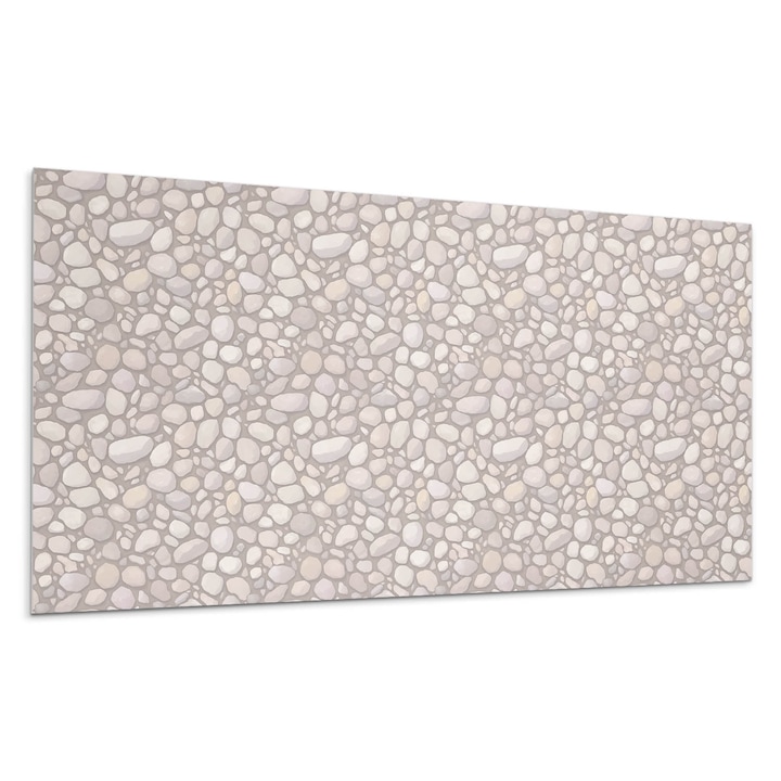 Dekoratív vinil panel, Wallfluent, Organikus kő motívum, Szürke, 120x60 cm, 010310540040000276208