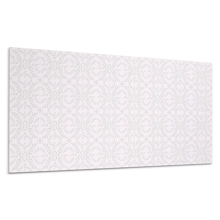 Panou vinil decorativ, Wallfluent, Model de plante delicat, Gri, 120x60, 010310540040000276743