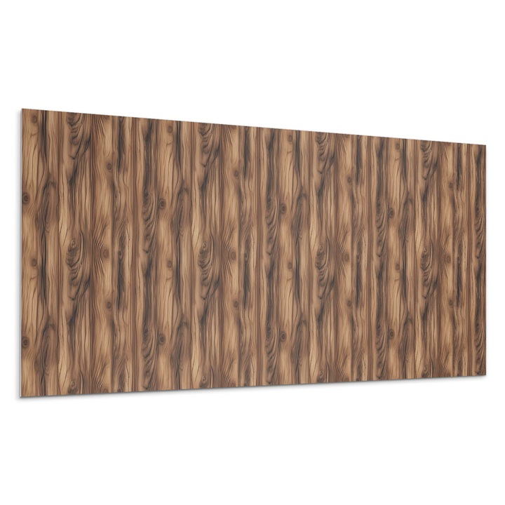 Panou vinil decorativ, Wallfluent, Model din lemn natural, Maro, 10x40x20, 010310540020000276216