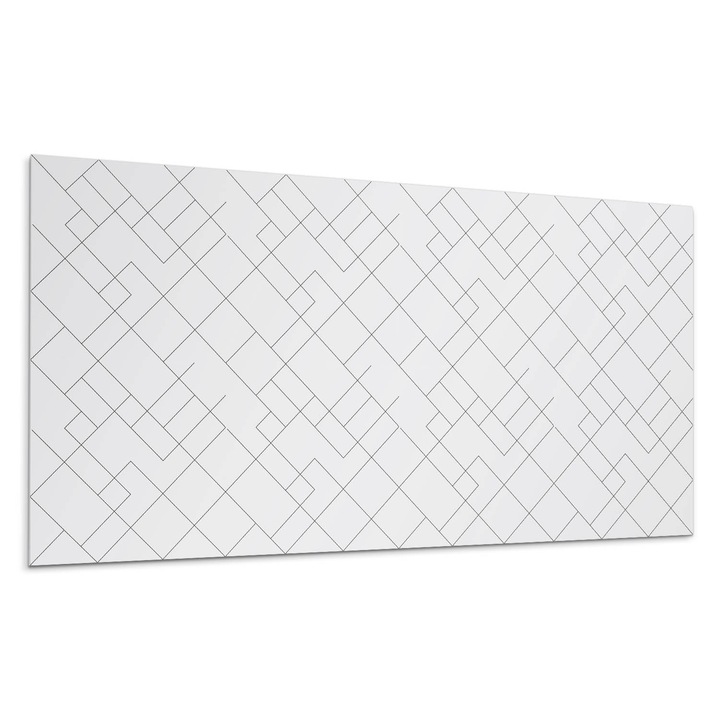 Öntapadó dekoratív panel, Wallfluent, Absztrakt vonal motívum, Barna, 120x60 cm, 010310540040000276721