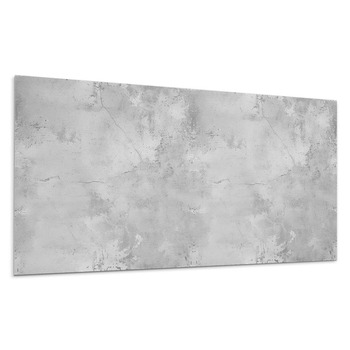 Panou vinil decorativ, Wallfluent, Textura de beton cu fisuri, Gri, 10x40x20, 010310540020000276780