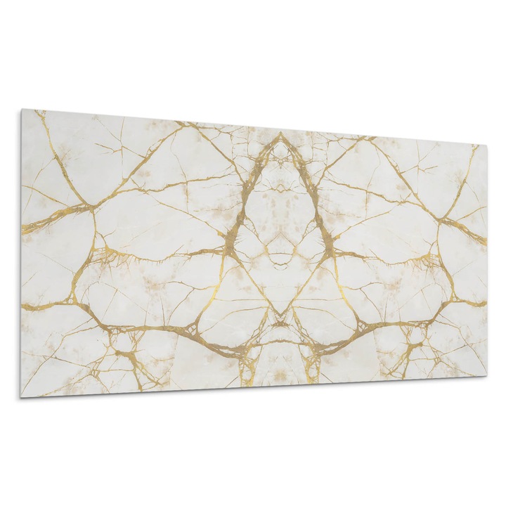 Öntapadó dekoratív panel, Wallfluent, Márvány motívum finom erekkel, Bézs, 120x60 cm, 010310540040000283036