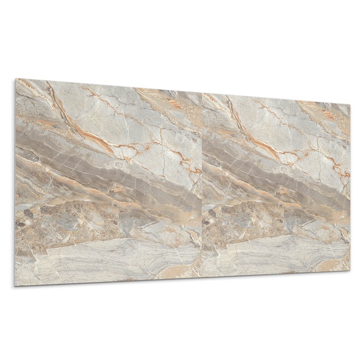 Panou lipibil perete, Wallfluent, Model de marmura cu vene, Gri, 6x60x30, 010310540030000283292