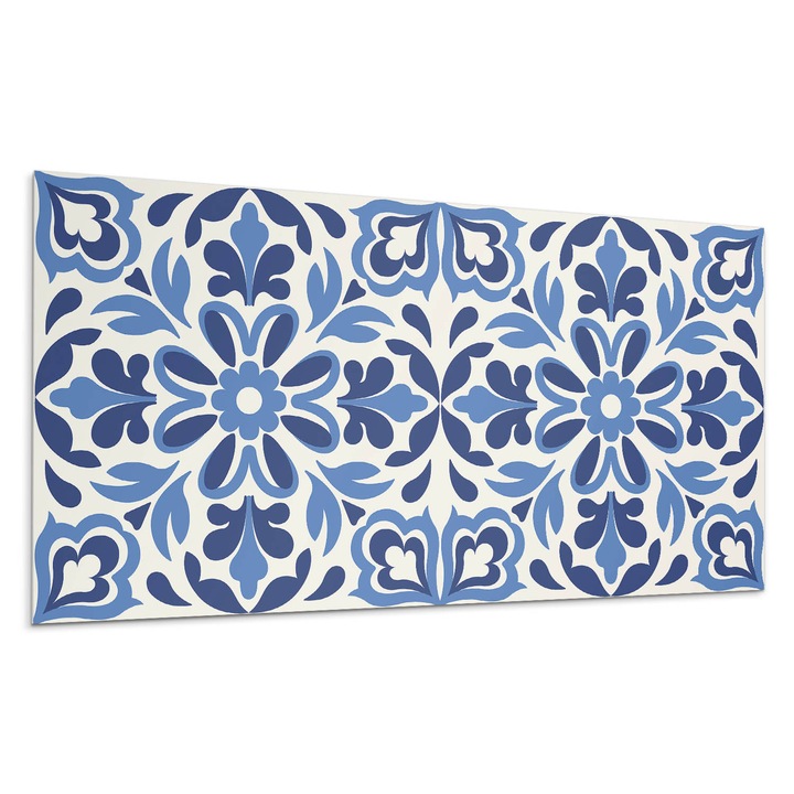 Öntapadó dekoratív panel, Wallfluent, Virágos díszítő motívum, Rózsaszín, 120x60 cm, 010310540040000283273