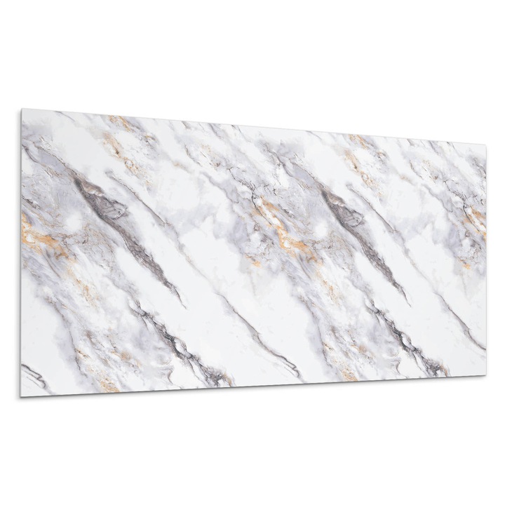 Öntapadó dekoratív panel, Wallfluent, Márvány stílus elegáns változatban, Zöld, 120x60 cm, 010310540040000283289