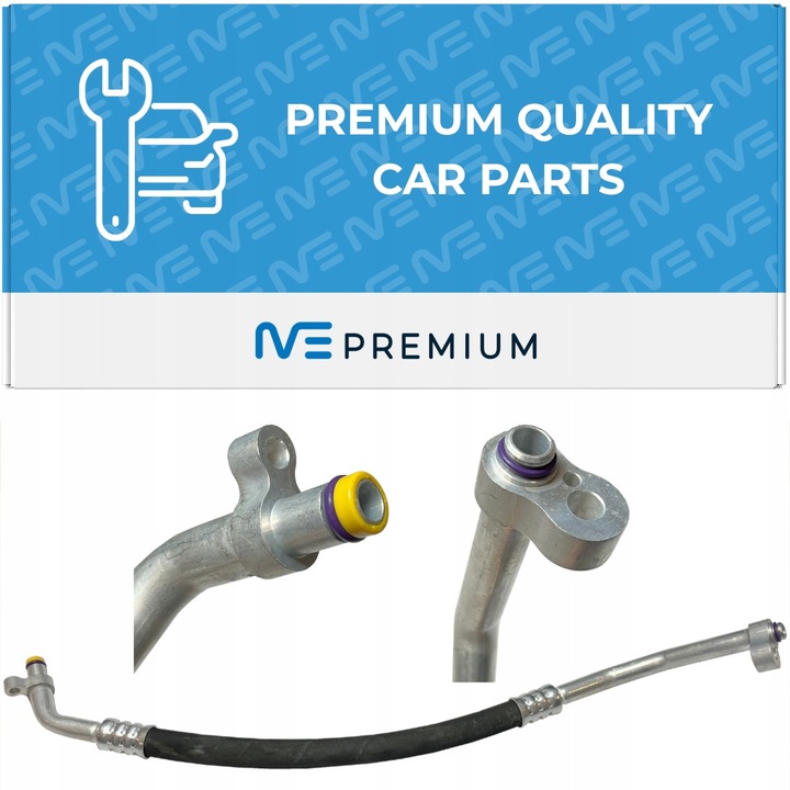 Klíma cső, ME Premium, Mercedeshez, Sprinter 2.5 tdi (2006-), Kompresszorhoz, Cső, Utángyártott, Dízel, 2499 cm³