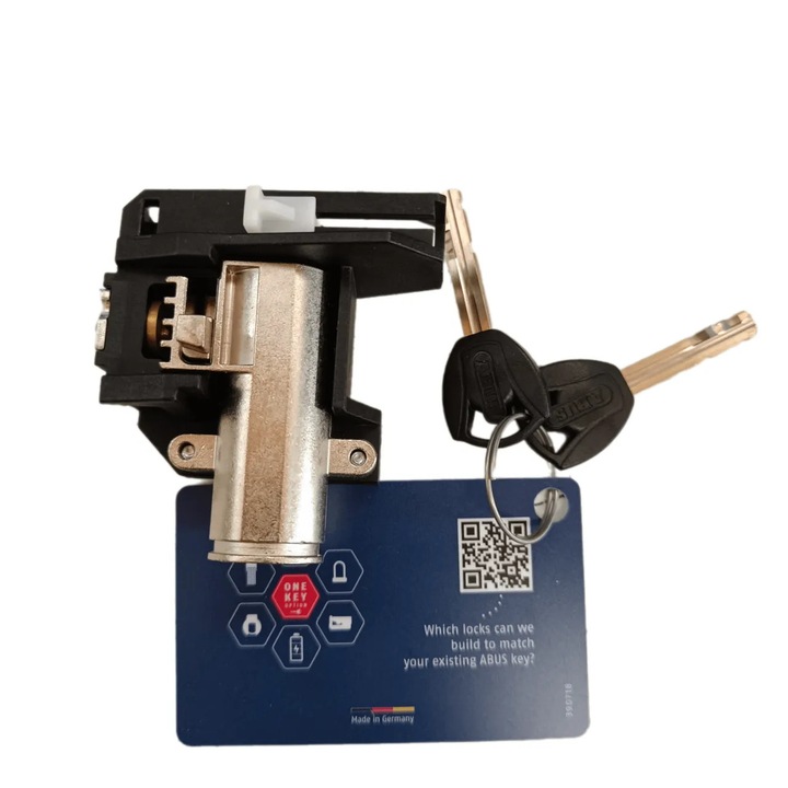 Cilindru de blocare Abus pentru Yamaha Haibike Winora BLO+BRA WIN IT1 Plus, 2 chei, ABUS