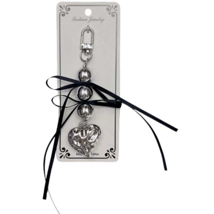 Kulcstartó, Pvc+Fém+Textil