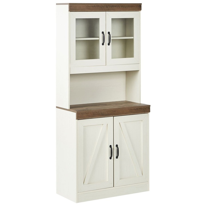 Vitrina Kalbarri 80 cm 39 cm Alb-murdar