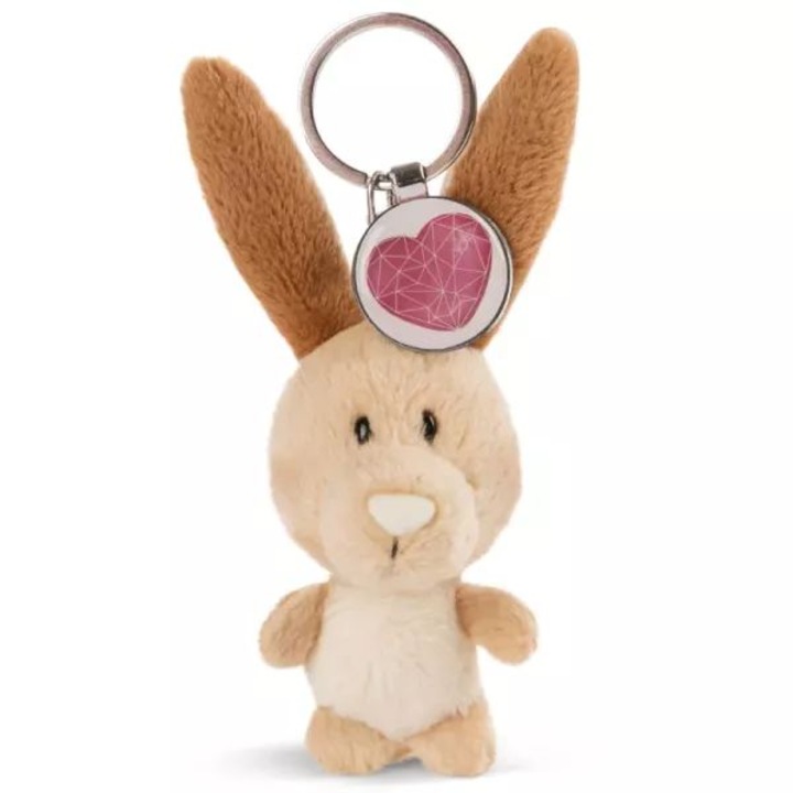 Nici: Nyuszi kulcstartó szeretet medállal - 7 cm