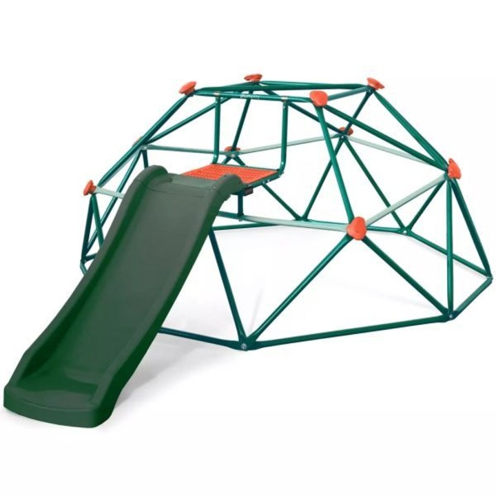 Cadru de catarat Plum, cupola metalica si tobogan - 261 x 182 x 90 cm