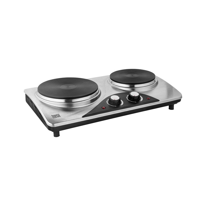 Plita electrica portabila dubla Teesa 2500W, 144h livrare