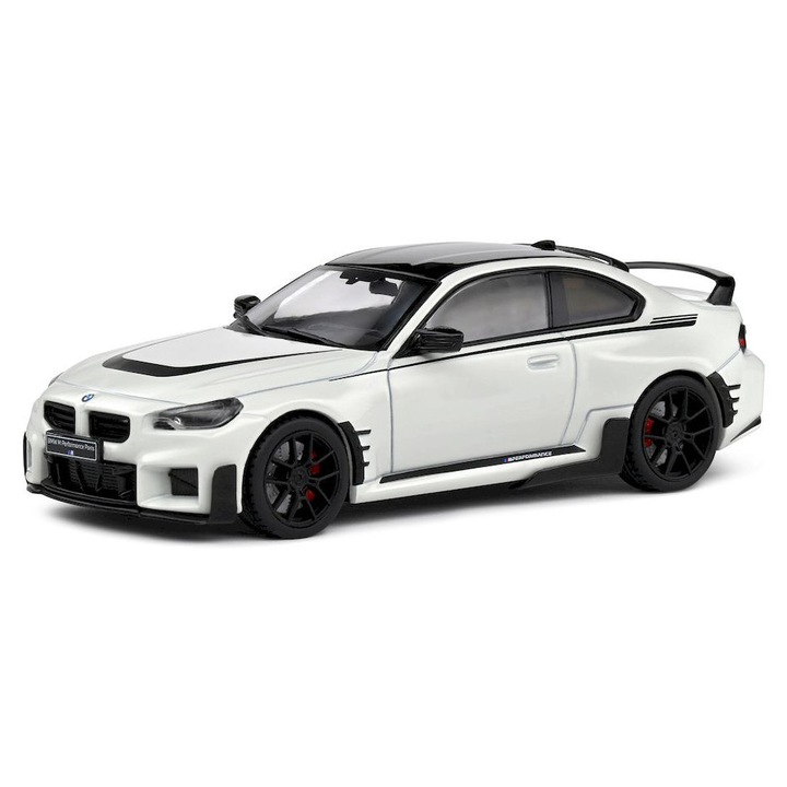BMW G87 M2 M Performance autómodell, Alpinfehér 2023 1:43 Solido