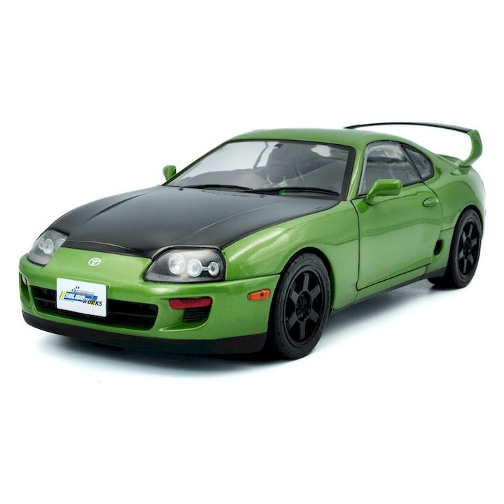 Toyota Supra MK.4 (A80) Solido Works zöld 1993 modellautó 1:18