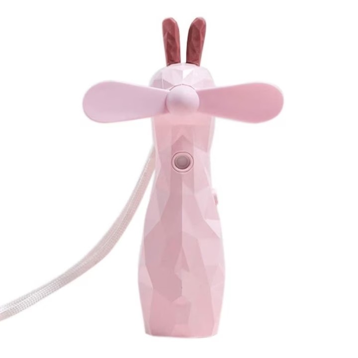 Mini Ventilátor vízpermetes USB kábellel tölthető, 50ml tartállyal
