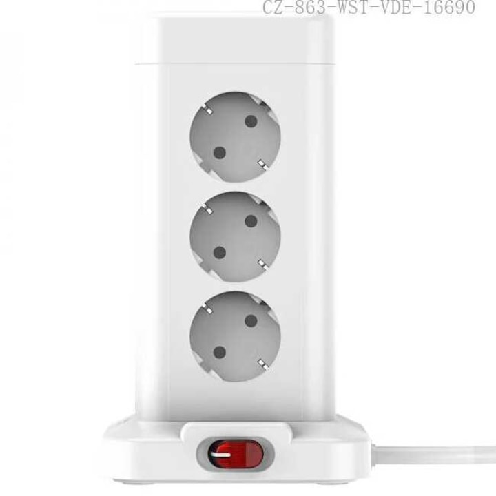 Удължител Winnig Star 12, 4 USB входа, 3м