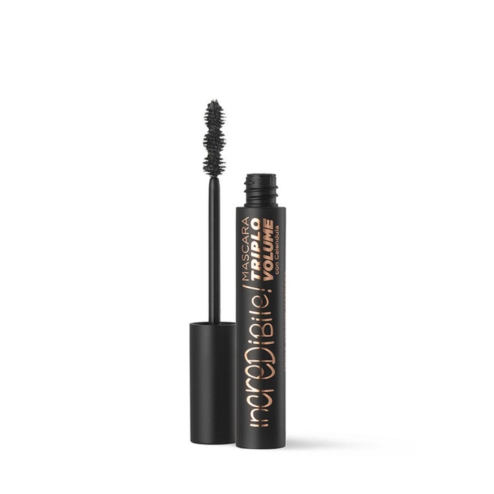 Mascara cu efect de volum triplu, negru, 13 ML, Bottega Verde
