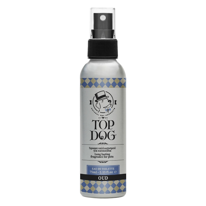 Oud kutyaparfüm, Top Dog, 75 ml