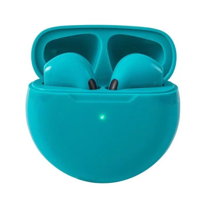 Безжични слушалки, in-ear, Bluetooth 5.0, сензорно управление, зелени