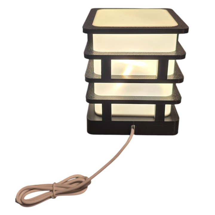 Lampa de birou cu lumini ambientale in functie de culoarea dorita, alimentata la 5v inclus in pachet