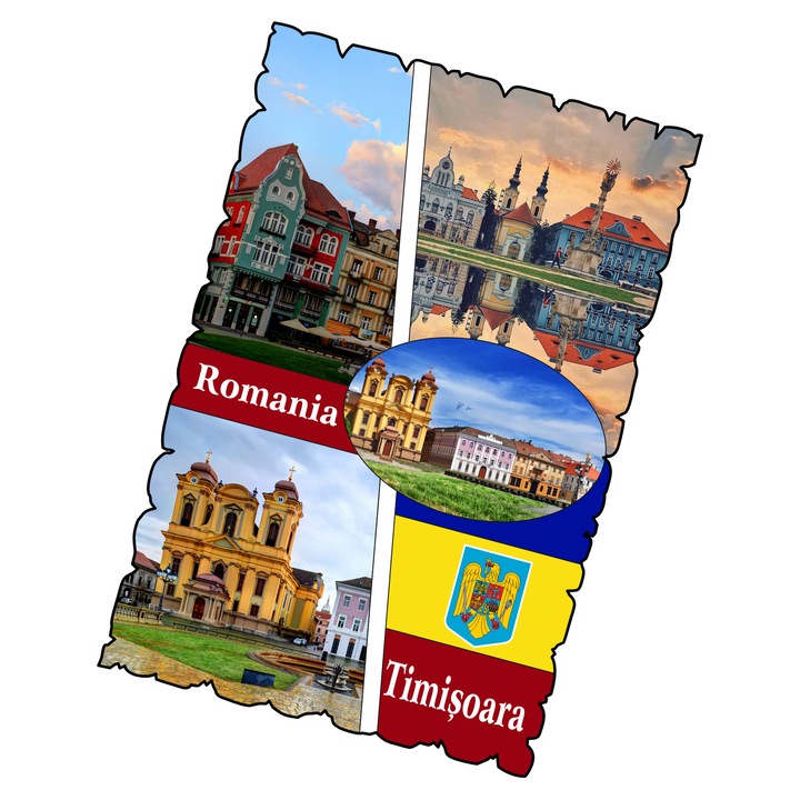 Magnet suvenir gift shop personalizat cu mesaj, timisoara Romania, magnet frigider MGS171