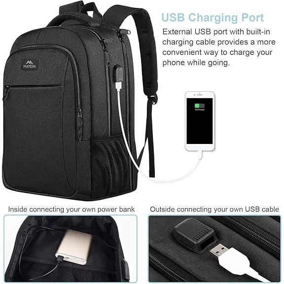Rucsac mare pentru laptop MATEIN 100701blk00