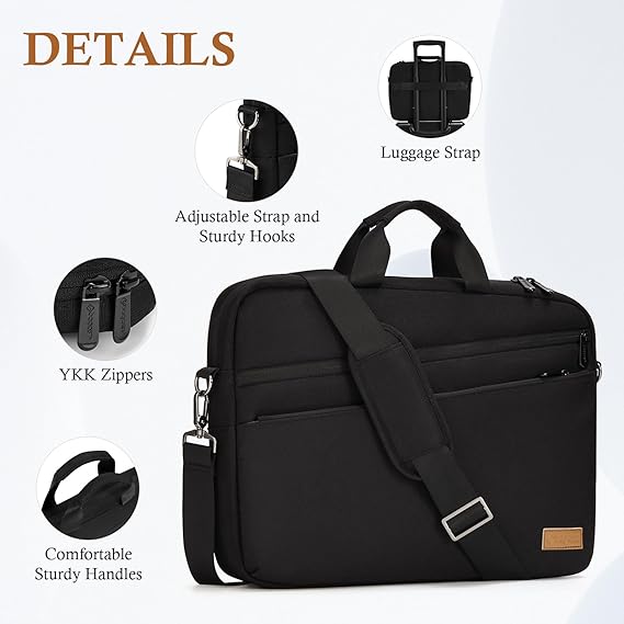 Geanta pentru laptop bagasin, tip servieta