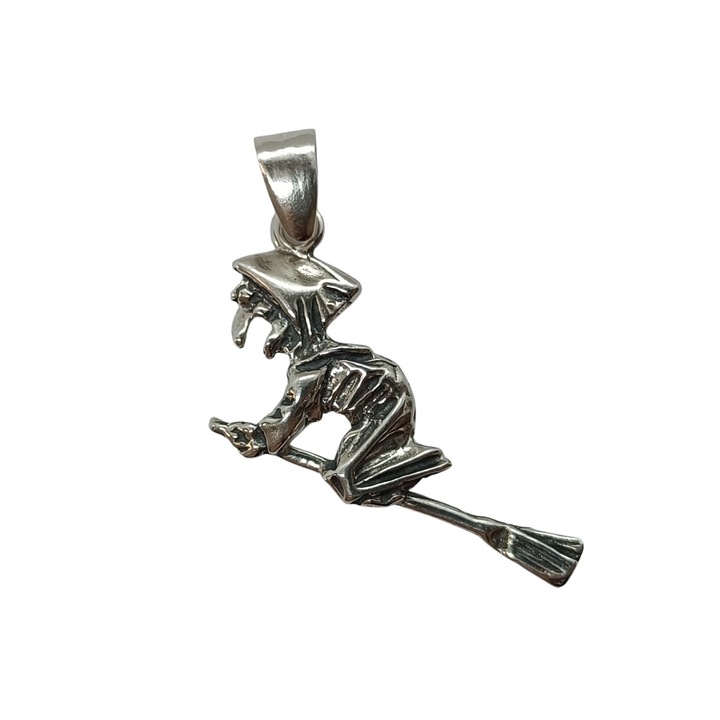 Сребърна висулка, Empress, PE001675, Баба Яга, Проба 925