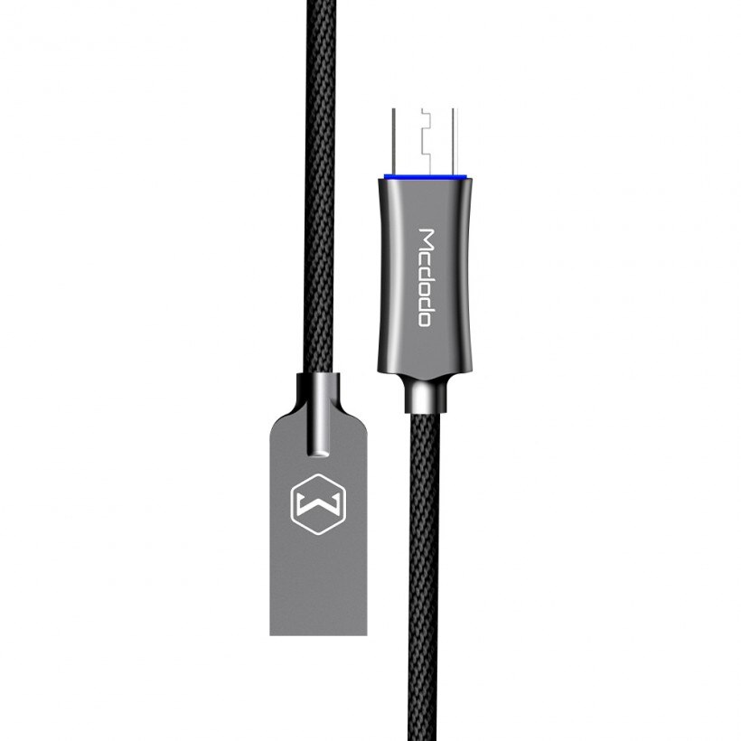 Cablu de date Mcdodo Auto Disconnect MicroUSB, Gri