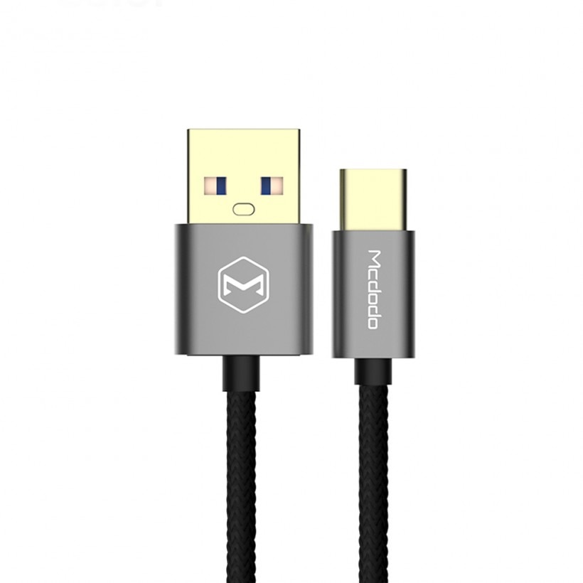 Cablu de date Mcdodo Fast USB Type-C, Gri