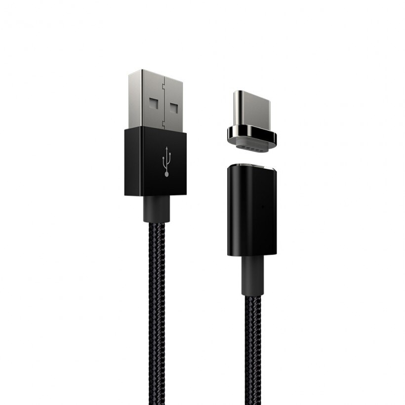 Cablu de date Mcdodo Magnetic Type-C, Negru