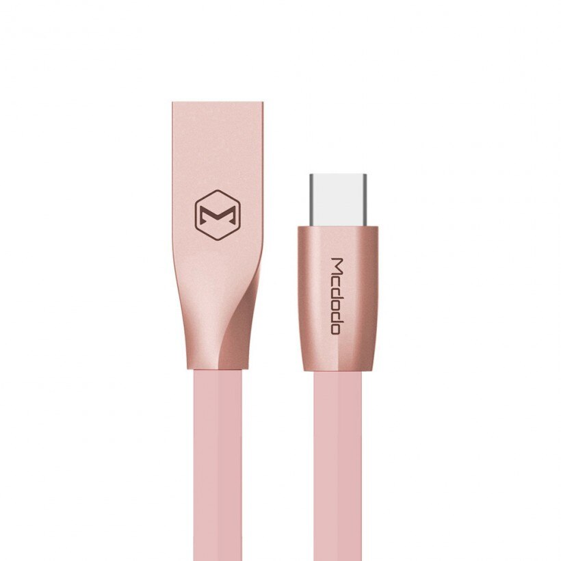 Cablu de date Mcdodo Zn-Link Type-C, 1.5m, Rose Gold/Roz
