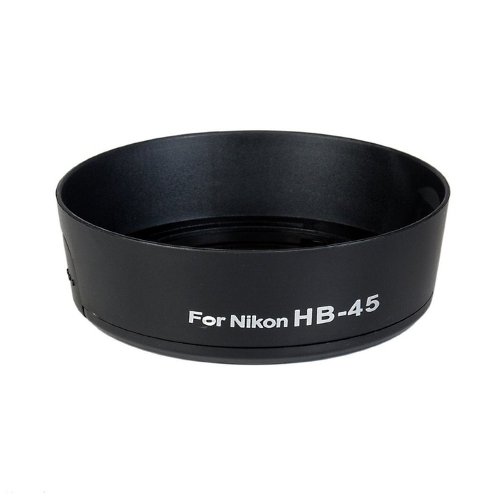 Parasolar HB-45 pentru Nikon AF-S DX 18-55mm f/3.5-5.6 VR si AF-S DX 18-55mm f/3.5-5.6G ED II