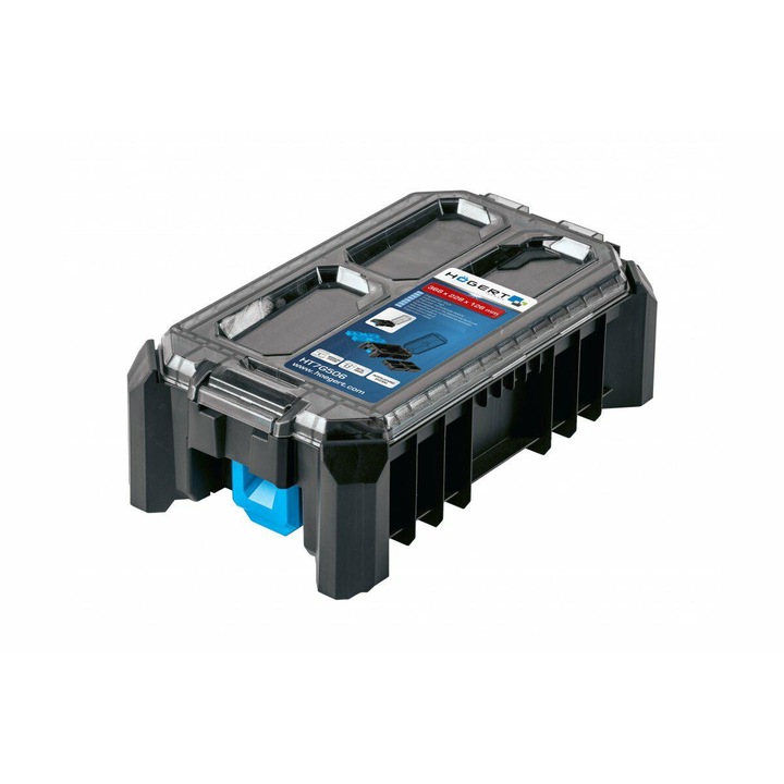 Organizer scule HOGERT, inalt, 5 cuburi, protectie impotriva apei si prafului, polimer, 30x45x22cm