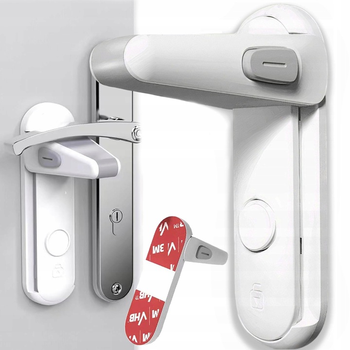 Ablakzár kulccsal, ABS, fehér