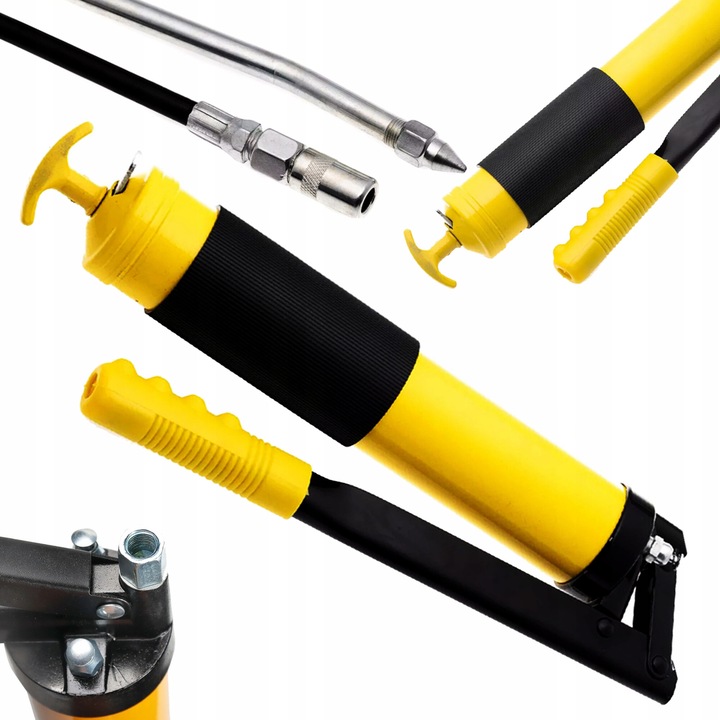 Zsírzópisztoly, NEO Tools, 600 ml, sárga/fekete