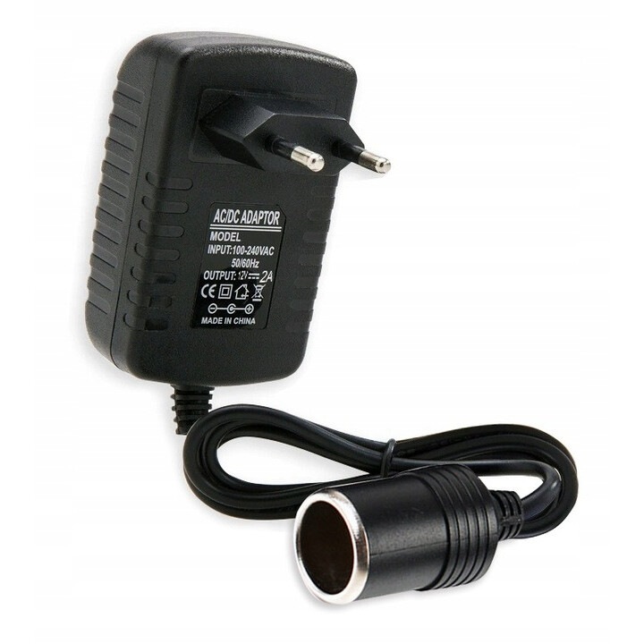 Feszültségváltó, 230V-12V, Aptel, 2A, túlterhelésvédelemmel, 24 W