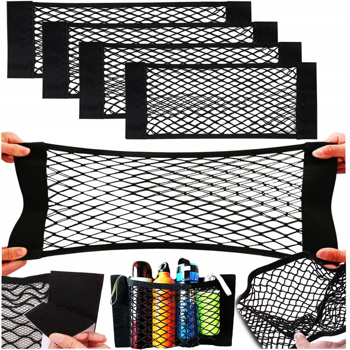 Autós csomagtartó táska szett, Pixel, 4 darabos