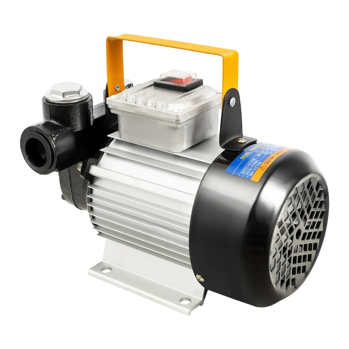 Pompa de transfer YIYIBYUS pentru ulei combustibil, Model 60L/min, Putere standard, Motor puternic, Automat, 220V, Culoare Negru