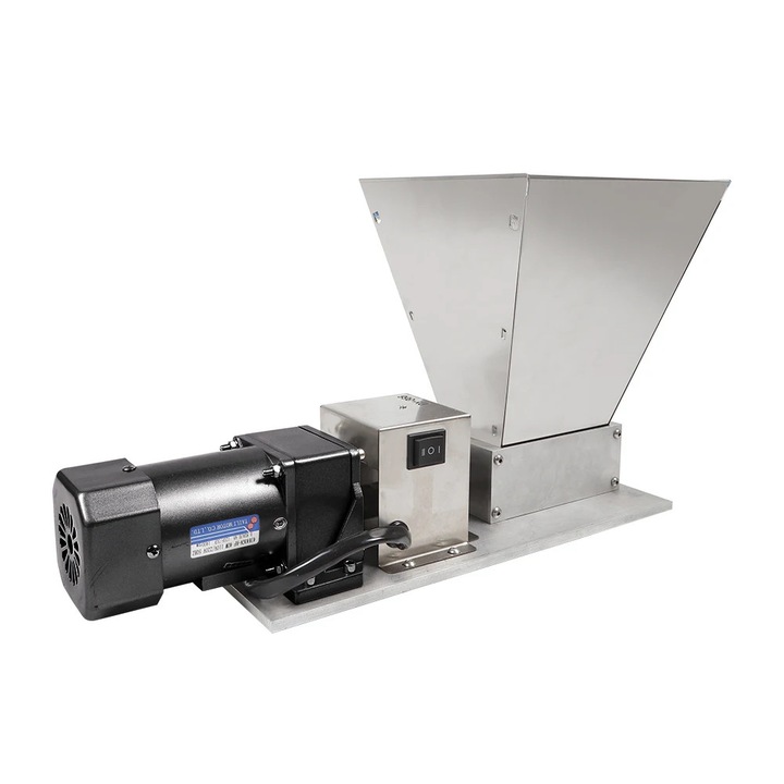 Moara de Cafea Electrica Profesionala Dy-368, Calitate Superioara, Pentru Boabe de Cafea, Capacitate Mare, Uz Domestic si Comercial, Culoare Argintiu