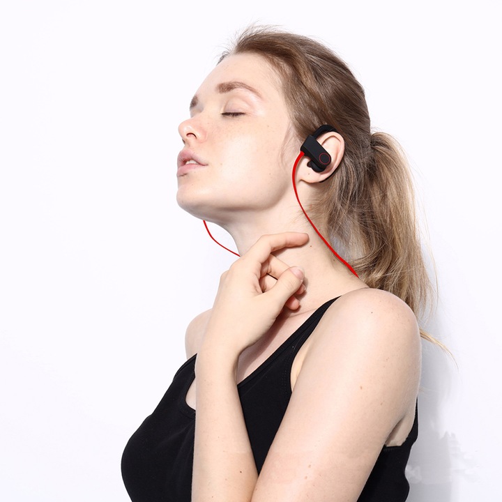 Vezeték nélküli fejhallgató, Bluetooth, izzadságálló, zajszűrő, prémium hangzás