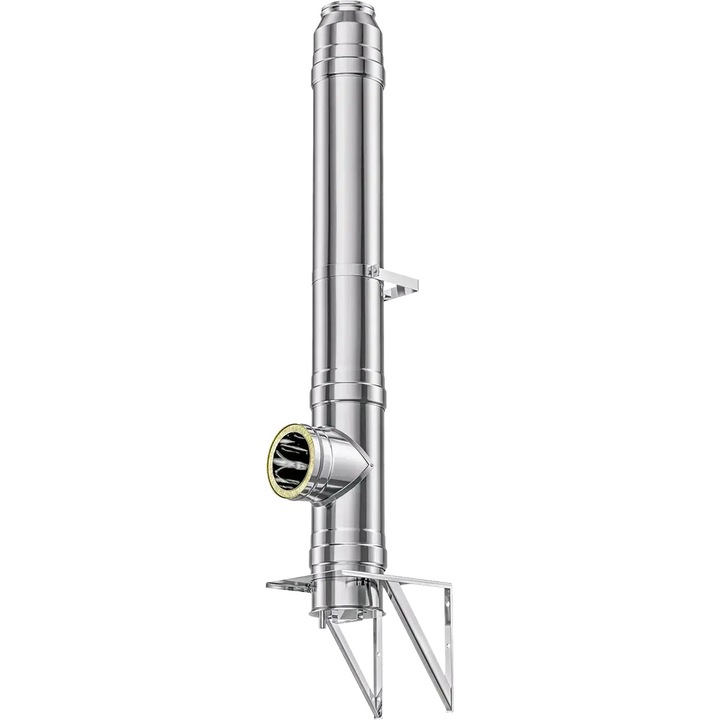 KaminHorn Primo Inox kémény, 6m 200mm 90G, konzolos indítás, teljes csomag
